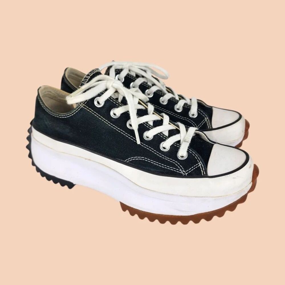Converse Chuck Taylor Run Star Hike Platform Black White
